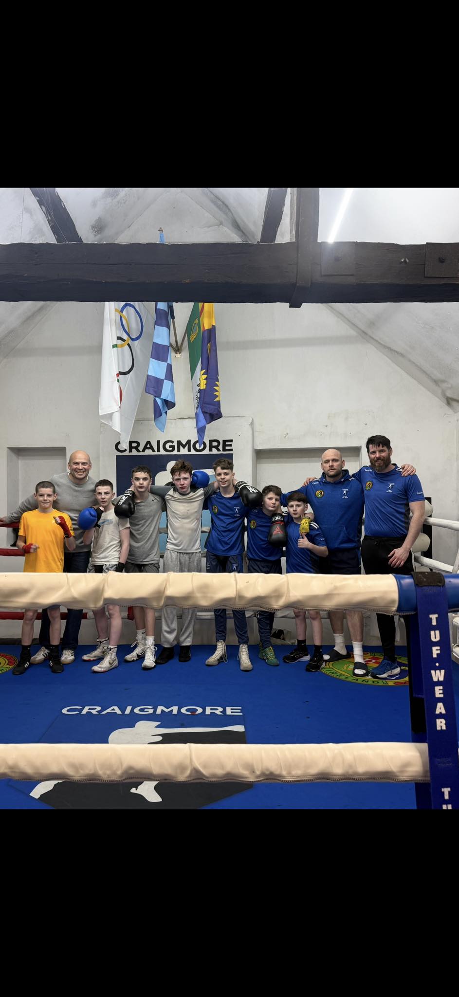 Juniors in the Craigmore ring